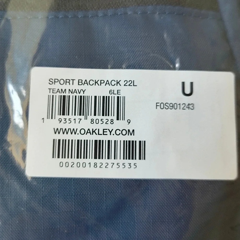 Oakley Sport Backpack 22L Team Navy One Size‎ New With Tags